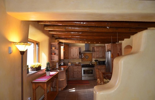 Truchas House | Remodeled 150 Year old Adobe, In historic New Mexico Village