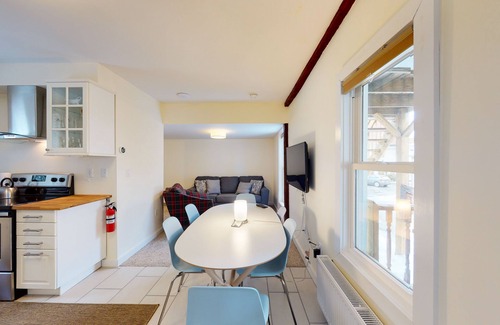 Ludlow Apartment | Remodeled condo with free WiFi & shared W/D - ski bus pickup across street