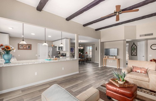 Sun City House | Remodeled designers home with sunrises and sunset views on Palm Brook Golf !