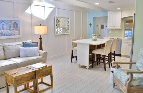Anna Maria House | Remodeled Duplex with Heated Pool! 2 Blocks to Beach!