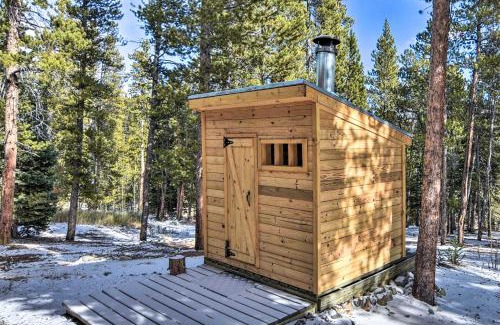 Fairplay House | Remodeled Fairplay Log Cabin with Wood-Burning Sauna