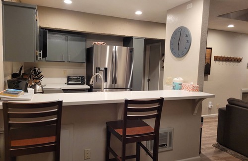 Majestic Pines Condo | Remodeled Modern Mountain Condo 1BR/Loft/2BA with Garage - near village