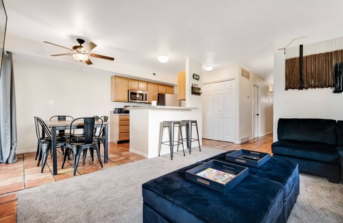 Moab South Valley House | Remodeled townhouse with pool, private hot tub & fireplaces - near National Park