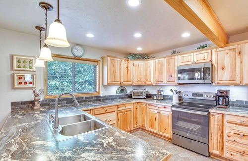 Elk City House | Remote Elk City Escape w/Decks & Mtn Views!