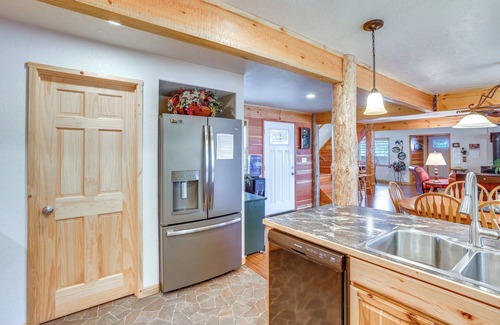 Elk City House | Remote Elk City Escape w/Decks & Mtn Views!