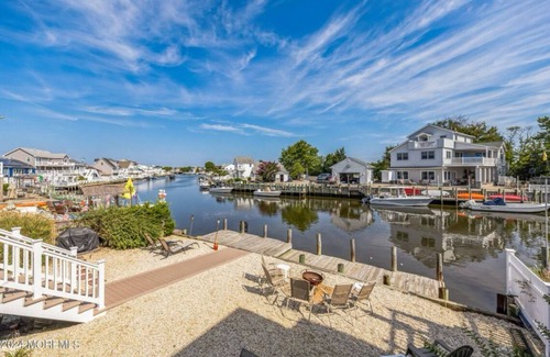 Ship Bottom House | RENO’D Beach Heaven West waterfront Lagoon with dock 2 decks Walk to bay beach
