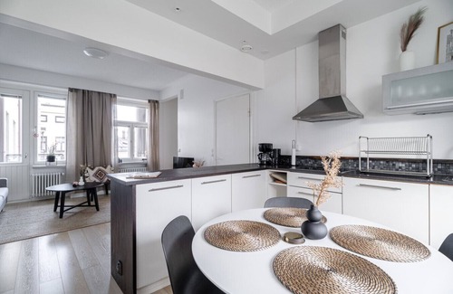 Tampere Apartment | Renovated 1BR Penthouse & Private Rooftop Terrace