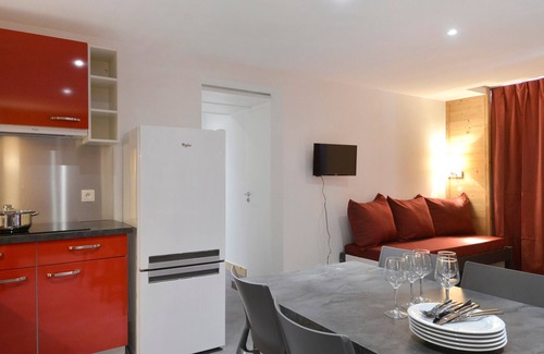 Macot-la-Plagne Apartment | Renovated Apartment · Comfort & Style · Central Location · Balcony
