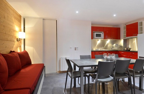 Macot-la-Plagne Apartment | Renovated Apartment · Comfort & Style · Central Location · Balcony