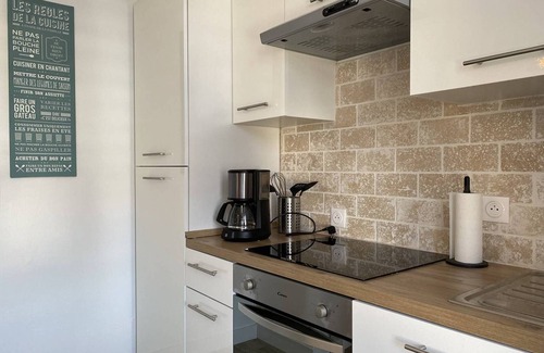 Perros-Guirec Apartment | Renovated Apartment for 5 in Downtown Perros-Guirec with Balcony and Parking