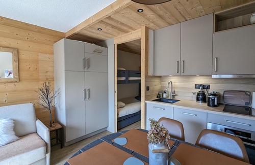 La Clusaz Apartment | Renovated Apartment in Village Center with Garage and Balcony