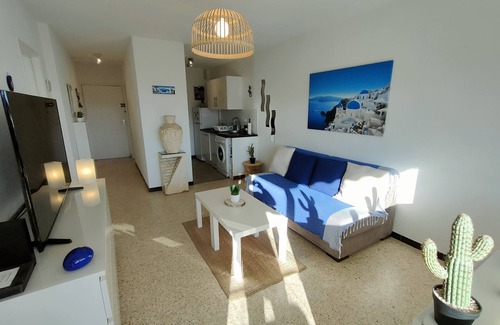 La Faviere Apartment | Renovated - center of La Favière 300 m from the beach