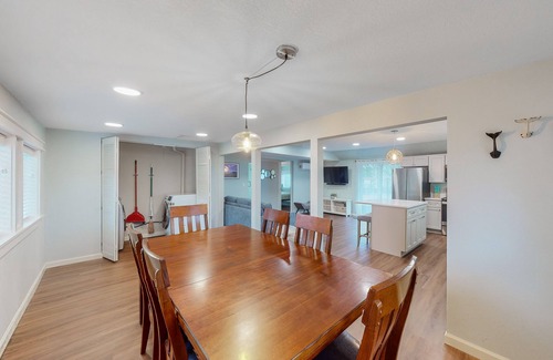 Netarts House | Renovated, dog-friendly cottage with a covered porch, deck, yard, & washer/dryer