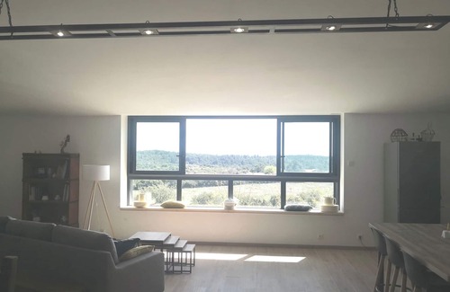 Villespassans House | Renovated former barn View of Pyrenees, Canigou, Clape massif and garrigue