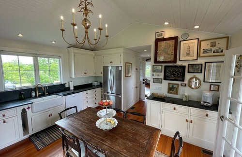 Block Island House | Renovated Home & Finished Barn both w/AC, 2.6 acres, swimming hole on property
