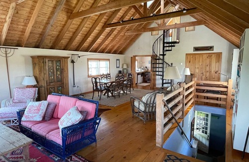 Block Island House | Renovated Home & Finished Barn both w/AC, 2.6 acres, swimming hole on property