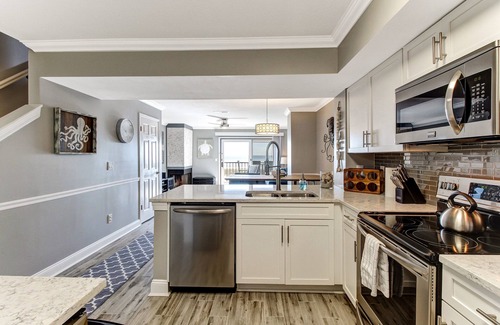 Amelia City Condo | RENOVATED Ocean Front 2-story Condo - Access to Amelia Island Golf & Beach Club