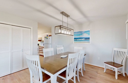 Buxton House | Renovated, ocean-view townhouse with pool, W/D & AC - dog-friendly