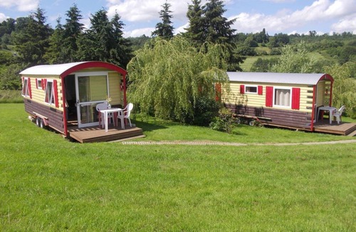 Le Mesnil-Bacley House | Rental of comfortable trailers for 4 people at DEVALPARC leisure park