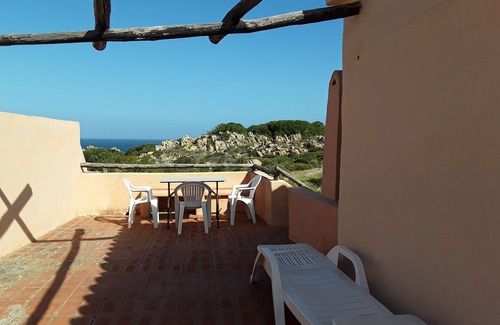 Canneddi House | Residence Calarossa, Sardinia, house with beautiful panoramic terrace, sea 300mt