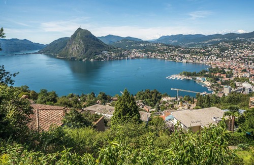 Riva San Vitale Apartment | Residence Porto Pojana Amazing Lakeview, Riva San Vitale, Switzerland