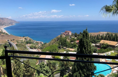 Taormina Apartment | RESIDENCE SAN GIORGIO APARTMENT POOL TERRACE TAORMINA