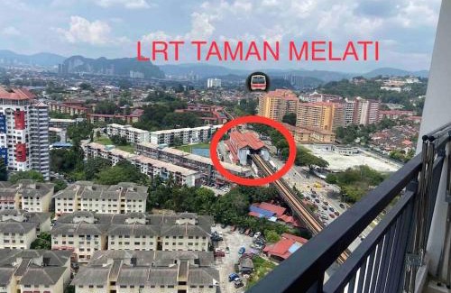 Kuala Lumpur Apartment | residensi condominium, taman melati, danau kota, gombak