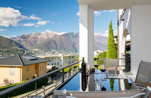 Gambarogno Apartment | Residenza Miralago Apt. D32 by Interhome