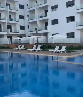 Marina Smir Apartment | Residonce Rmilat Garden U 5-6 vue sur la piscune