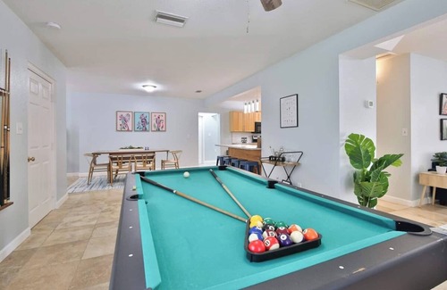 Trailer Estates Villa | Resort-Style Coastal Villa - Luxurious Courtyard - Splash Pad, Fire Pit, and More!