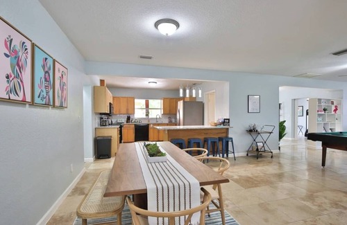 Trailer Estates Villa | Resort-Style Coastal Villa - Luxurious Courtyard - Splash Pad, Fire Pit, and More!