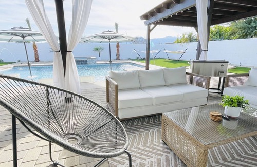 Indio House | Resort style home with saltwater pool & spa!