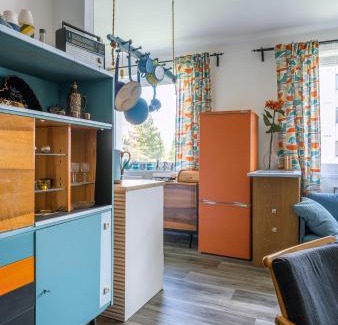 Lomnice nad Popelkou Apartment | Retro Art room