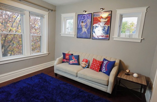 The Gate Apartment | Retro Baseball Downtown STL Apartment
