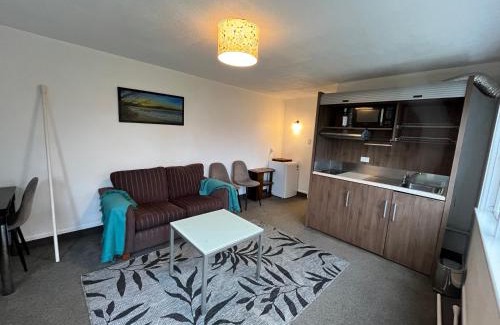 Queenstown Apartment | Retro cosy unit with lake views and patio walk to town