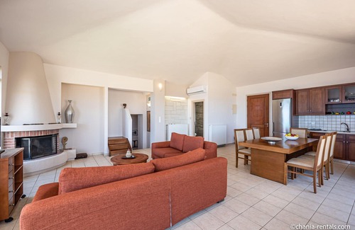 Kato Stalos Villa | Reverie villa, a spacious villa with private pool and breathtaking sea view