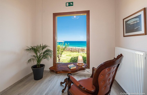 Kato Stalos Villa | Reverie villa, a spacious villa with private pool and breathtaking sea view