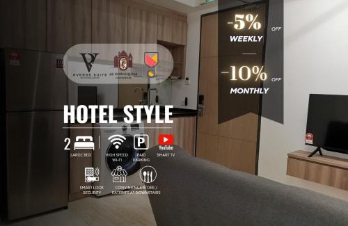 Bandar Tun Razak Apartment | REVO AURORA PLACE, Pavilion 2, 5 Minutes To AXIATA ARENA BUKIT JALIL FREE WIFI by De Harlequins Guesthouse