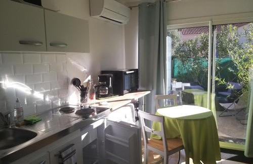 Arles-sur-Tech Apartment | Rez de jardin cosy avec terrasse fleurie