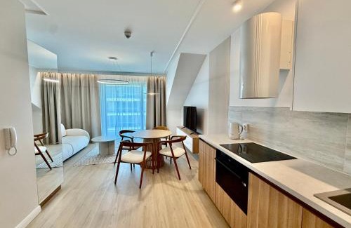 Niechorze Apartment | Rezydencja Niechorze D301 Boho Studio z Basenem i SPA - 5D Apartments