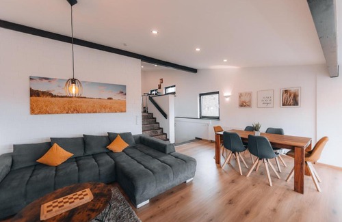 Haselbach in der Rhon House | RhönKristall modernes Terrassenhaus mit Weitblick