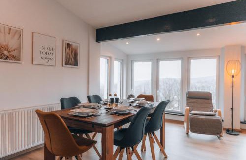 Haselbach in der Rhon House | RhönKristall modernes Terrassenhaus mit Weitblick