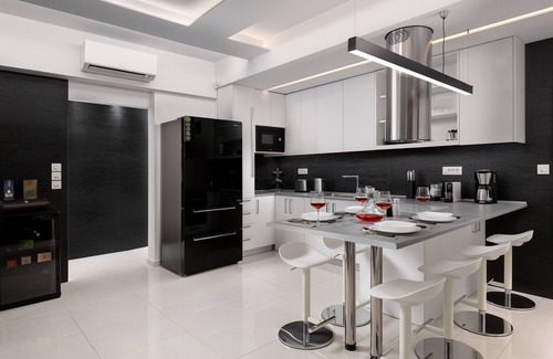 Petaloudes Apartment | Rhodes SkyLine Suite with out Door Jacuzzi Sea View A1