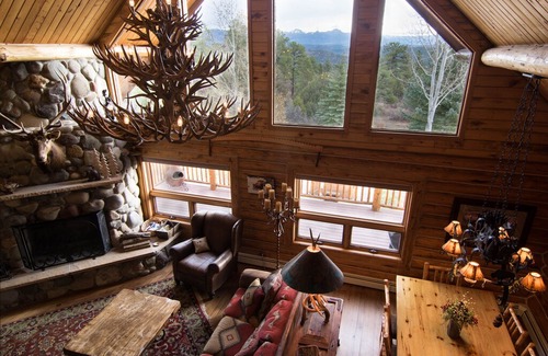 Pagosa Springs Cabin | Ridge Cabin: 5 BR/3 BA Log Home (5 Acres) in Pagosa Springs