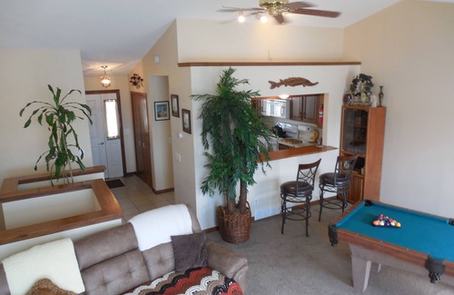 Port Huron Condo | River Front, Two story duplex with boat dock