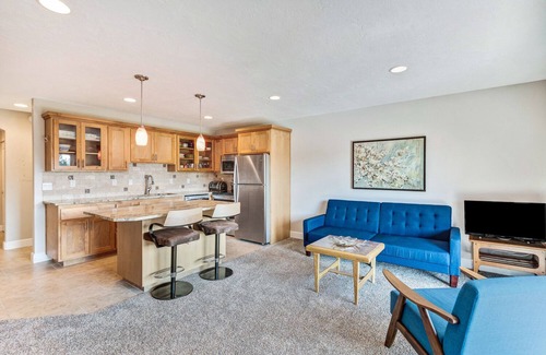 Orchard District Condo | "River Me Timbers" Riverfront condo with balcony near downtown Bend