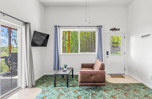 Soldotna Apartment | River Views and Fire Pit Cozy Soldotna Apartment!