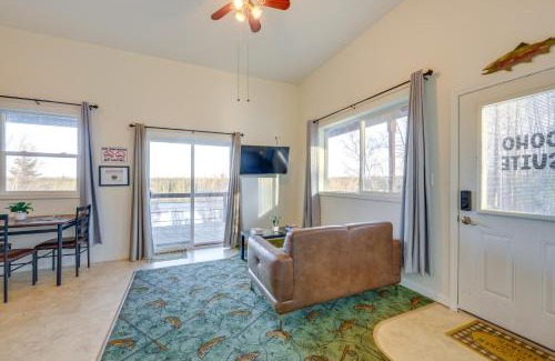 Soldotna Apartment | River Views and Fire Pit Cozy Soldotna Apartment!