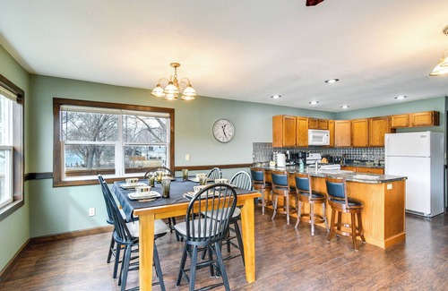 Pella Cottage | Riverfront Cabin Near Dtwn Pella w/Game Room!