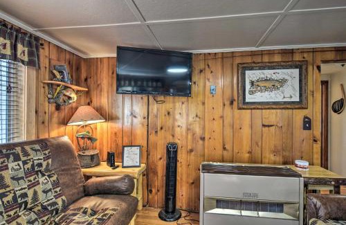 Grayling House | Riverfront Grayling Retreat with Fire Pit and Dock!